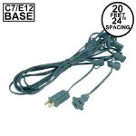 C7 20' Stringers 24" Spacing Green Wire