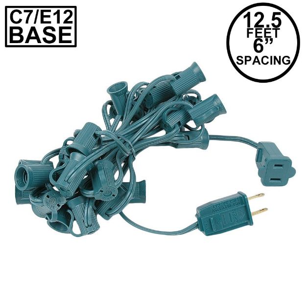 C7 12.5' Stringers 6" Spacing - Green Wire