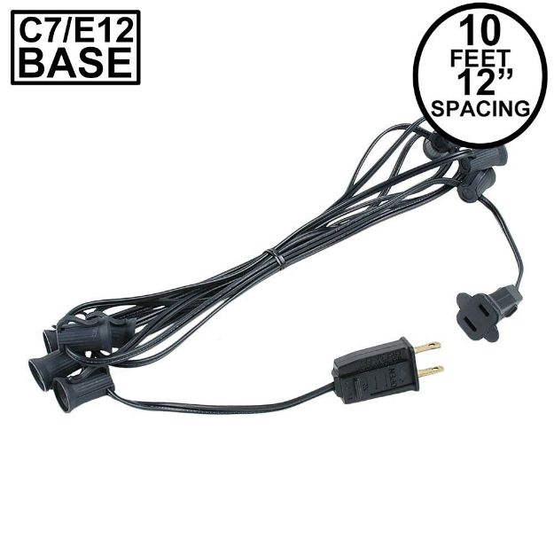 C7 10' Stringers 12" Spacing Black Wire