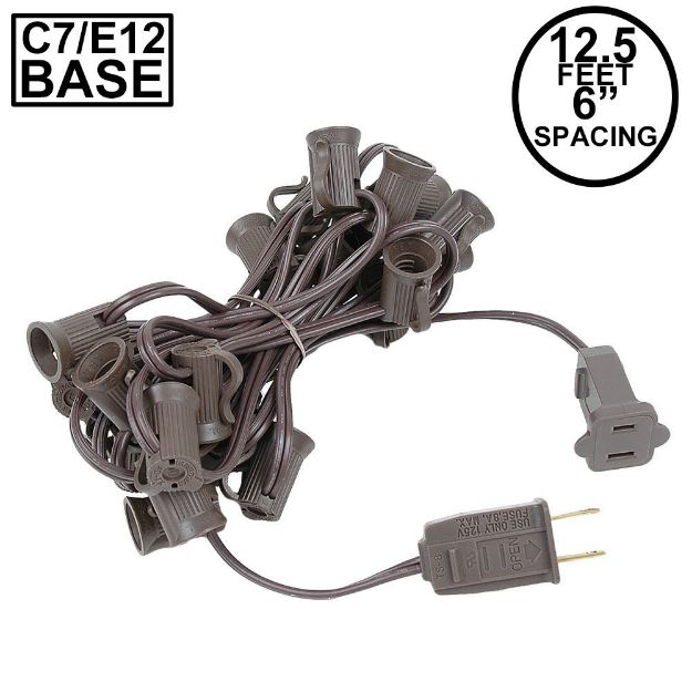 C7 12.5' Stringers 6" Spacing - Brown Wire