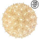 Clear 150 Light Starlight Sphere 10"