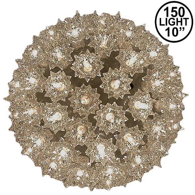 Silver 150 Light Starlight Sphere 10"