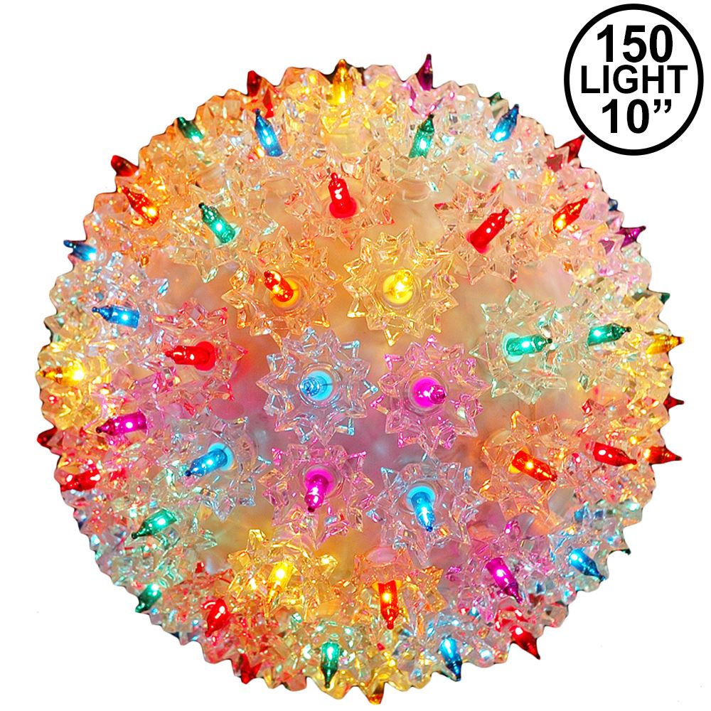 Multi 10 Starlight Sphere 150 Light Christmas Ballnovelty Lights Led