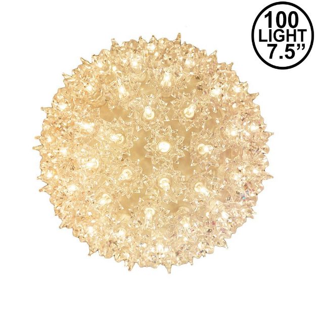 Clear 100 Light Starlight Sphere 7.5"