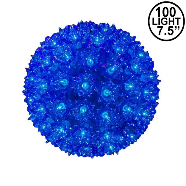 Blue 100 Light Starlight Sphere 7.5"