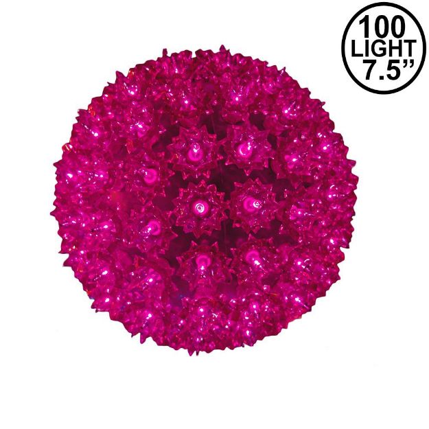 Purple 100 Light Starlight Sphere 7.5"