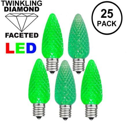 Lights Depot C9 LED Bulbs (25 Pack)