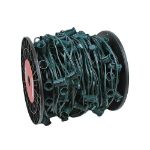 C7 Magnetic 250' Spool 12" Spacing Green Wire
