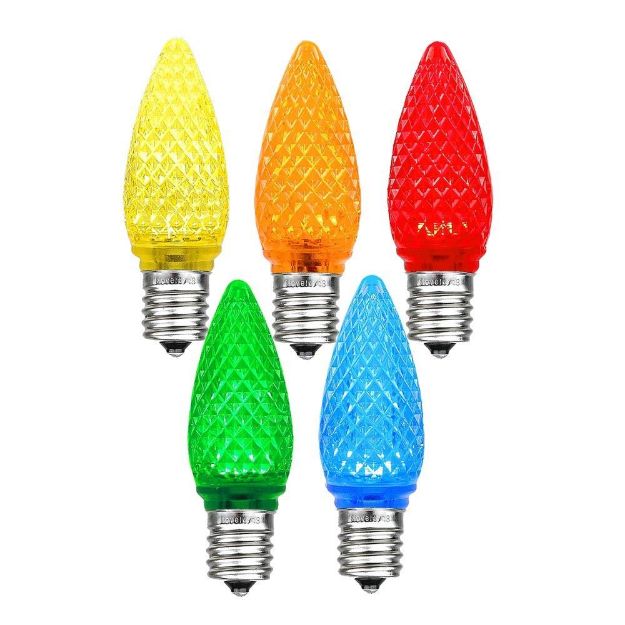 Multi C9 LED Replacement Bulbs 25 Pack **On Sale**