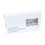 Clear Bubble Light Set with Silver Glitter
