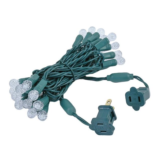 4" Spacing G12 Pure White LED globe Christmas Lights Novelty