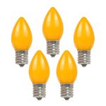 C9 - Orange - Ceramic (plastic) LED Replacement Bulbs **On Sale**