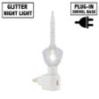 Clear with Silver Glitter Bubble Christmas Night Light
