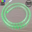 Green LED Custom Rope Light Kit 1/2" 2 Wire 120v