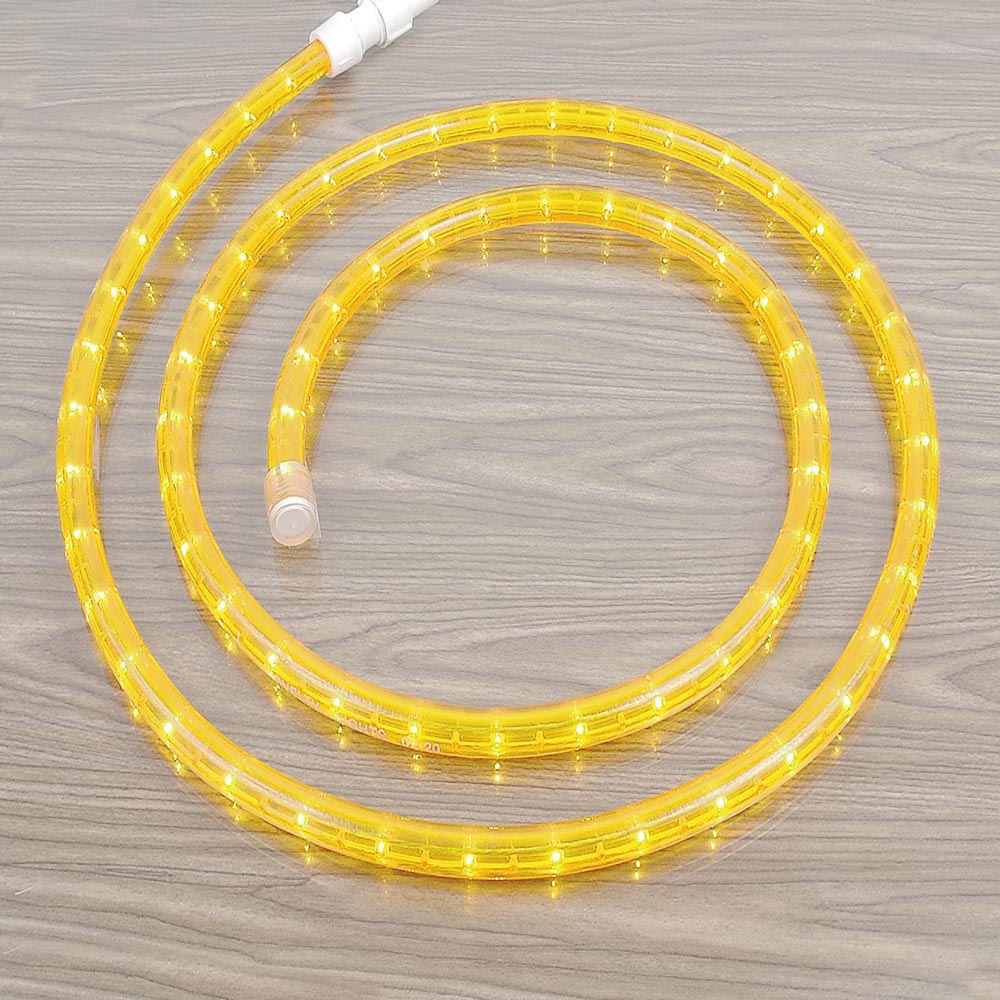 Led Rope Light Yellow Custom Yellow Rope Light Kit 120V 1/2