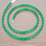 Green Rope Light Custom Cut 1/2" 120V Incandescent