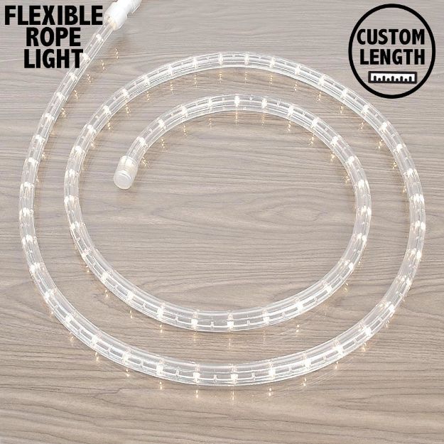 Clear Rope Light Custom Cut 1/2 120V Incandescent