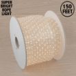 150 Ft Clear Rope Light Spool 1/2" 120 Volt 