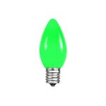 PeakPro C7 Smooth Ceramic LED Bulbs - Green - 25 Pack