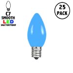 PeakPro C7 Smooth Ceramic LED Bulbs - Blue - 25 Pack