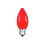 PeakPro C7 Smooth Ceramic LED Bulbs - Red - 25 Pack