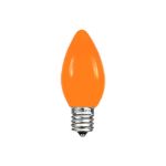 PeakPro C7 Smooth Ceramic LED Bulbs - Orange - 25 Pack