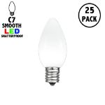 PeakPro C7 Smooth Ceramic LED Bulbs - White - 25 Pack