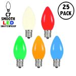 PeakPro C7 Smooth Ceramic LED Bulbs - Multi - 25 Pack