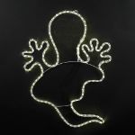 24" Spooky Ghost LED Rope Light Motif 