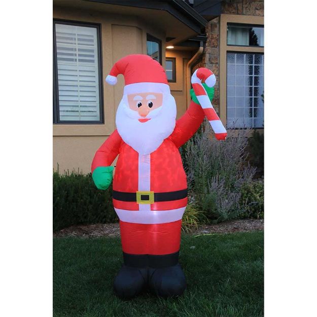 7' Inflatable Swirling Santa