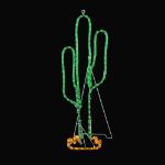 29" Cactus Incandescent Rope Light Motif 