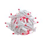 Commercial Grade Wide Angle 50 LED Red 25' Long White Wire