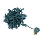 Commercial Grade Wide Angle 50 LED Blue 25' Long on Green Wire