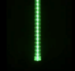 12" LED Cascading Meteor Starfall Tube Green Pack of 5