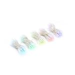 Twinkly Pro Curtain Lights RGB Capsule 5 Drops(5x50 Capsule/LED) LED with 4" Drop Spacing on Transparent  Wire 