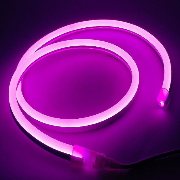 Pink Mini LED Neon Flex Custom Cut 120v