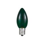 Green Transparent C7 5 Watt Bulbs