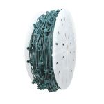 Novelty Lights C9 1000' Spool 12" Spacing 8 Amp Green Wire