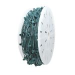 Novelty Lights Select C9 1000' Spool 15" Spacing 8 Amp SPT-1 Green Wire