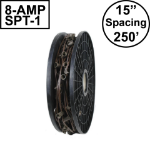 Novelty Lights Select C9 250' Spool 15" Spacing 8 Amp Brown Wire