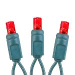 *NEW* True Twinkle LED Christmas Lights 50 LED Red 25' Long Green Wire