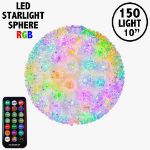 150 RGB LED 10" Sphere w/Multi-Function Remote