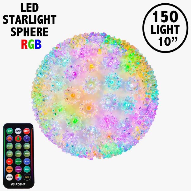 150 RGB LED 10" Sphere w/Multi-Function Remote