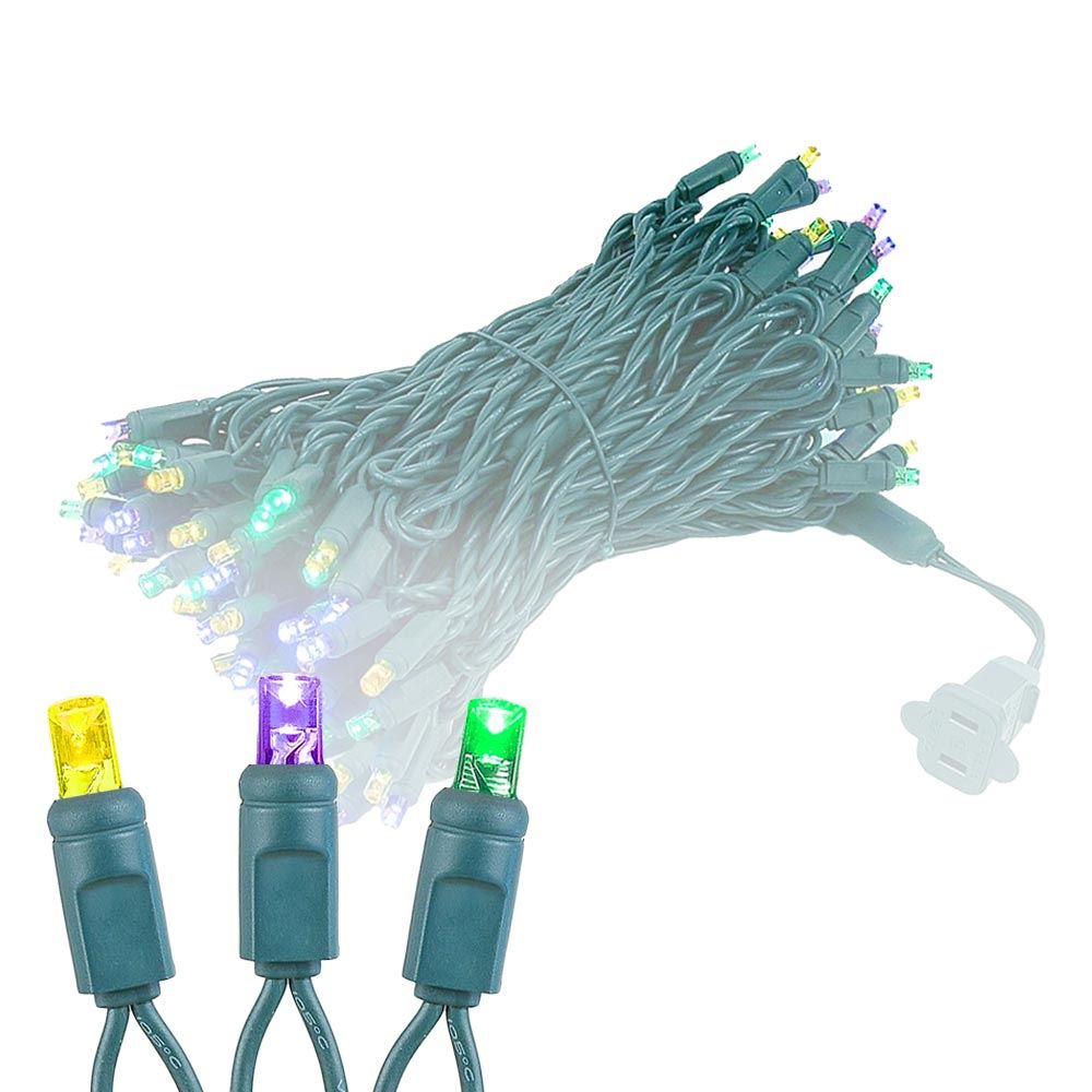 100 Light LED Christmas Mini Light Set, Patio Light, Warm White, Green Wire, 50’ - Picture 44 of 48