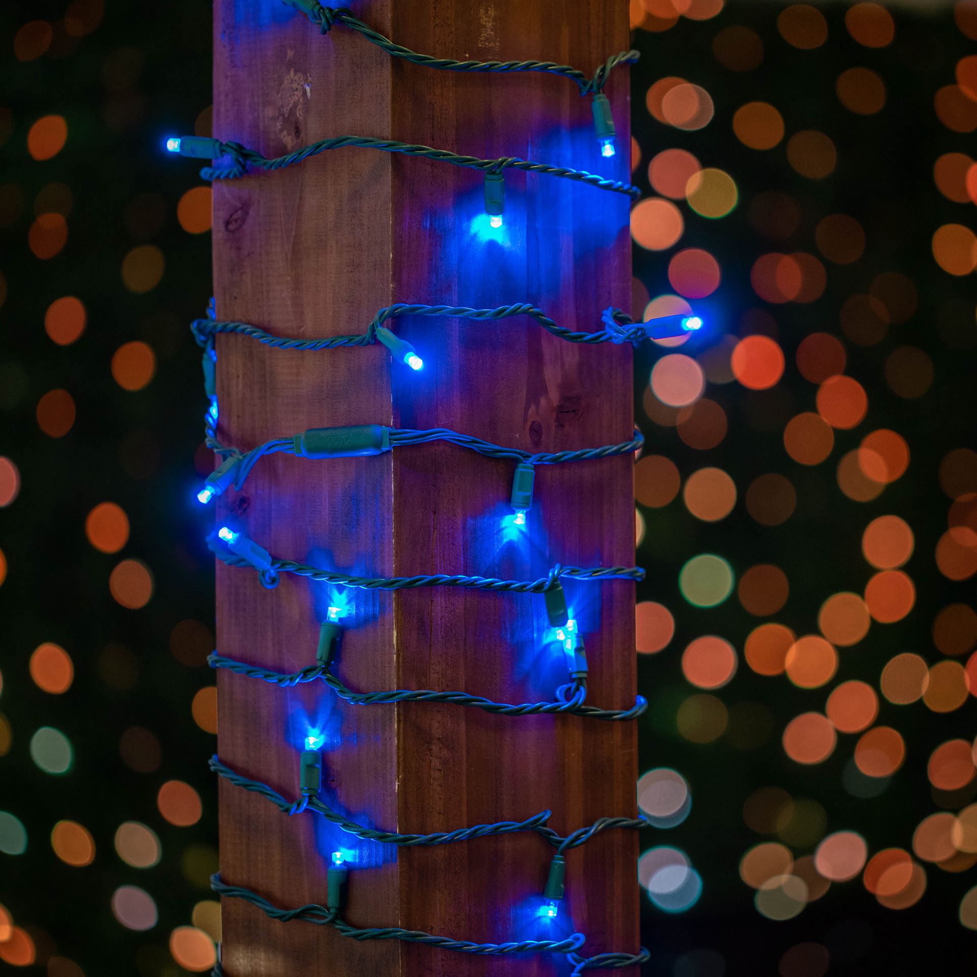 100 Light LED Christmas Mini Light Set, Patio Light, Warm White, Green Wire, 34’ - Bild 8 von 66