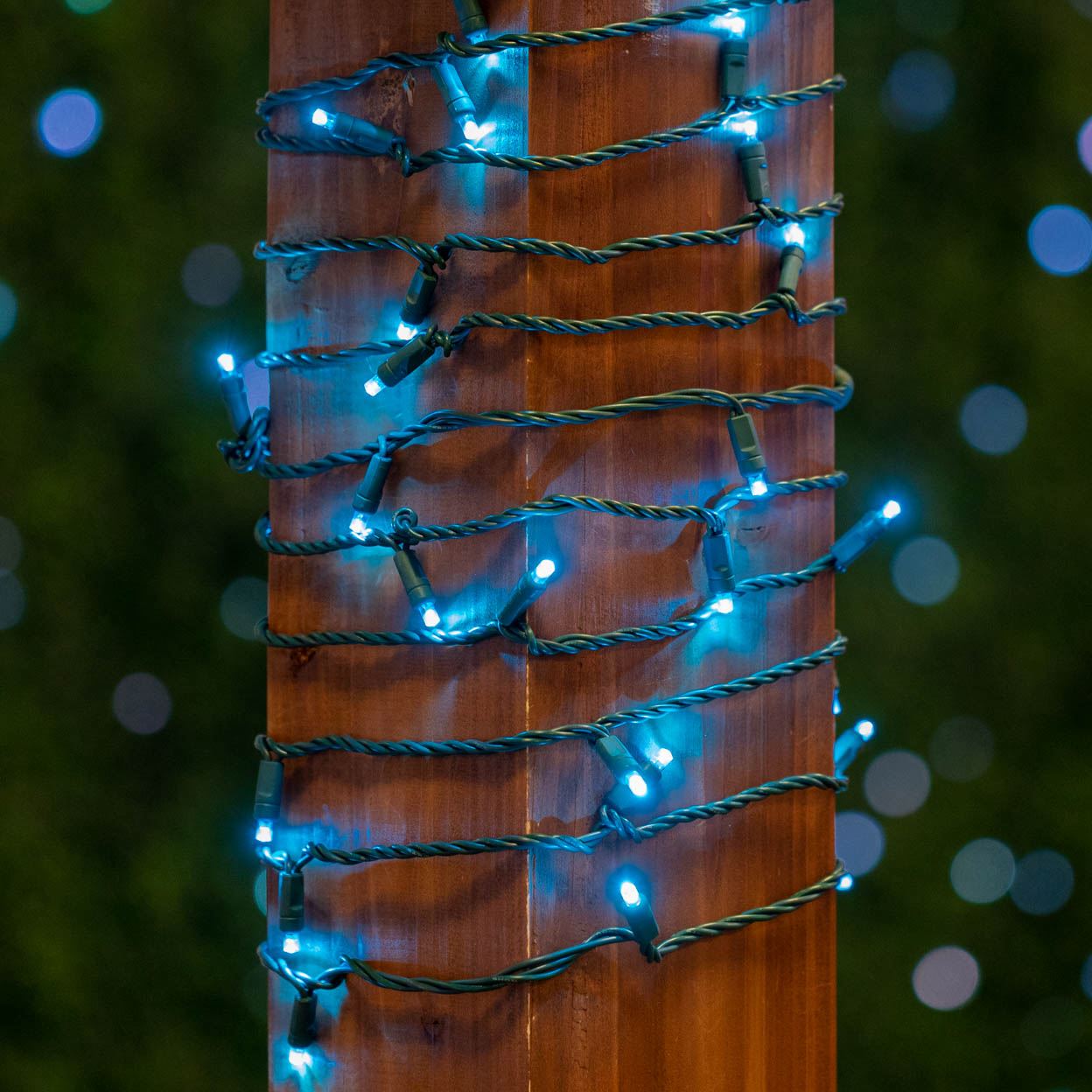 100 Light LED Christmas Mini Light Set, Patio Light, Warm White, Green Wire, 34’ - Bild 55 von 66