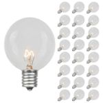 Clear G40 Globe Replacement Bulbs 25 Pack