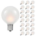 Frosted White G40 Globe Replacement Bulbs 25 Pack