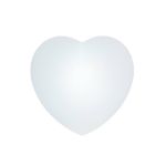 12 Inch Plastic LED Heart, RGBW, Rechargeable, Waterproof, Remote Controlled