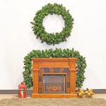 30' Unlit Deluxe Colorado Pine Garland
